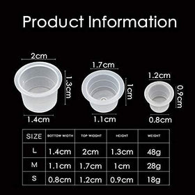 Moricher small medium and large cups side by side for size choice benefit