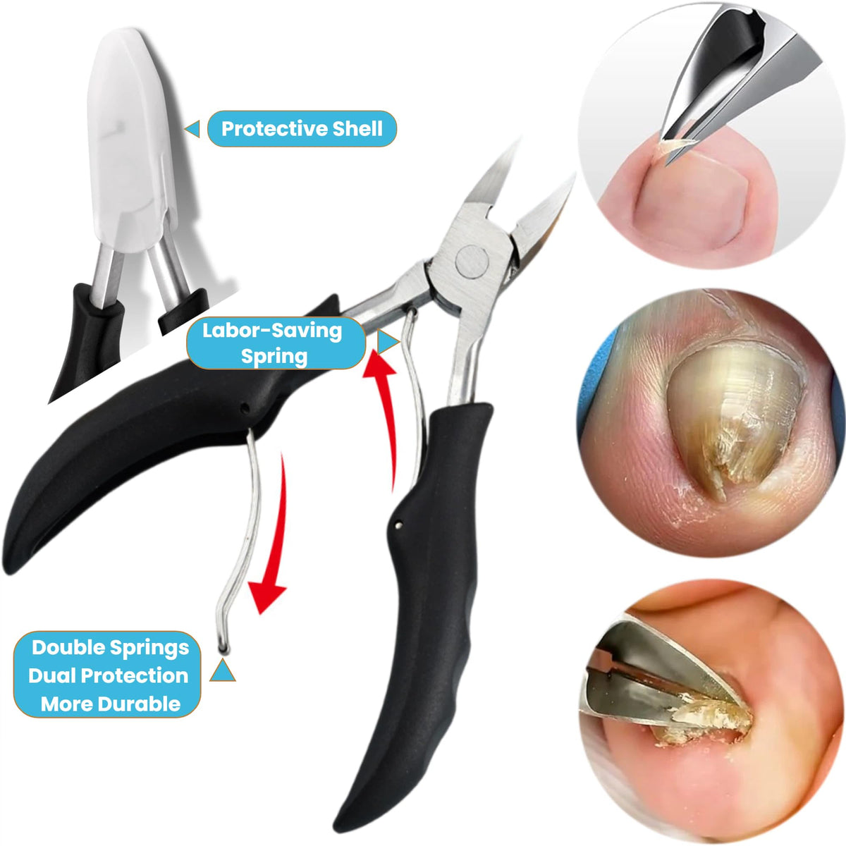 Mornihima nail catcher detail displaying cleaner trimming with less mess