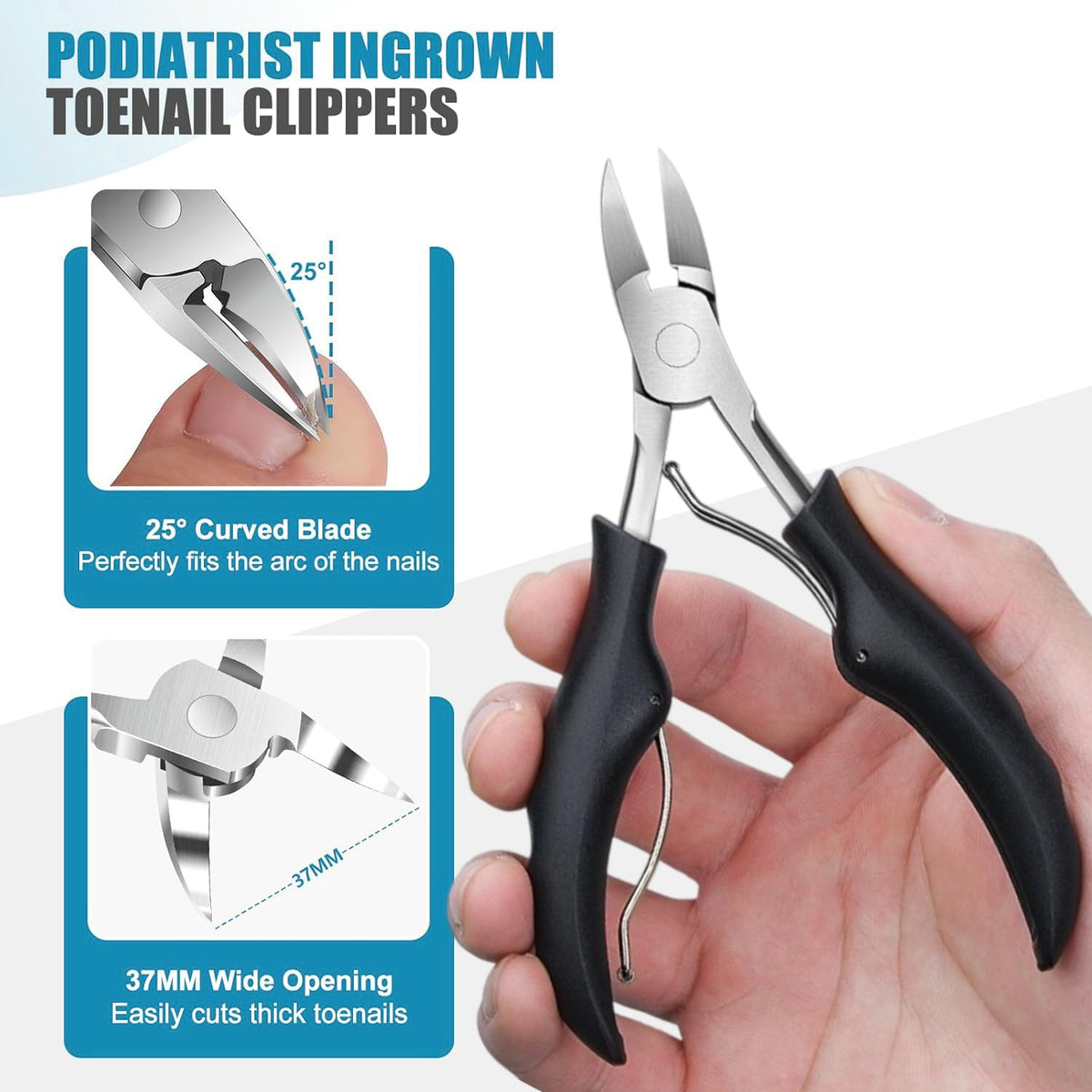 Mornihima wide jaw open view illustrating 37mm capacity for thick nails