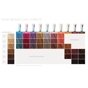 Moroccanoil Copper being applied to mid-lengths demonstrating easy color deposit and nourishment