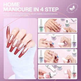 Morovan application in use on hand illustrating easy at-home results