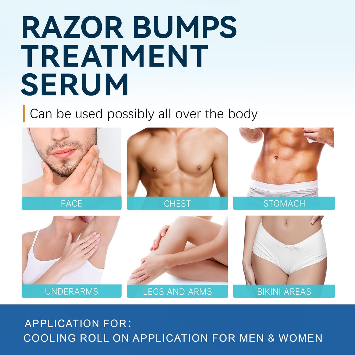 Morovan product used on bikini area illustrating gentle care for sensitive skin