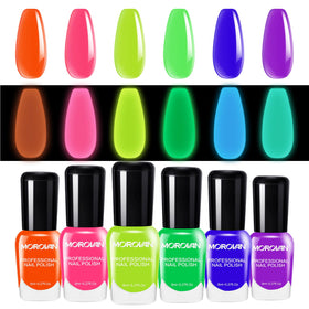 Morovan front packaging showing full neon polish set and party-ready colors