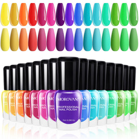 Morovan front packaging showing 15 colorful bottles and gift-ready box benefit convenience