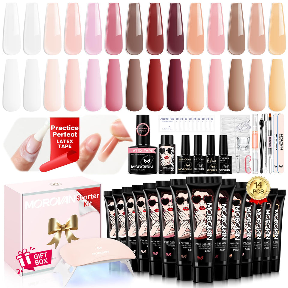 Morovan front packaging showing full kit contents and easy setup