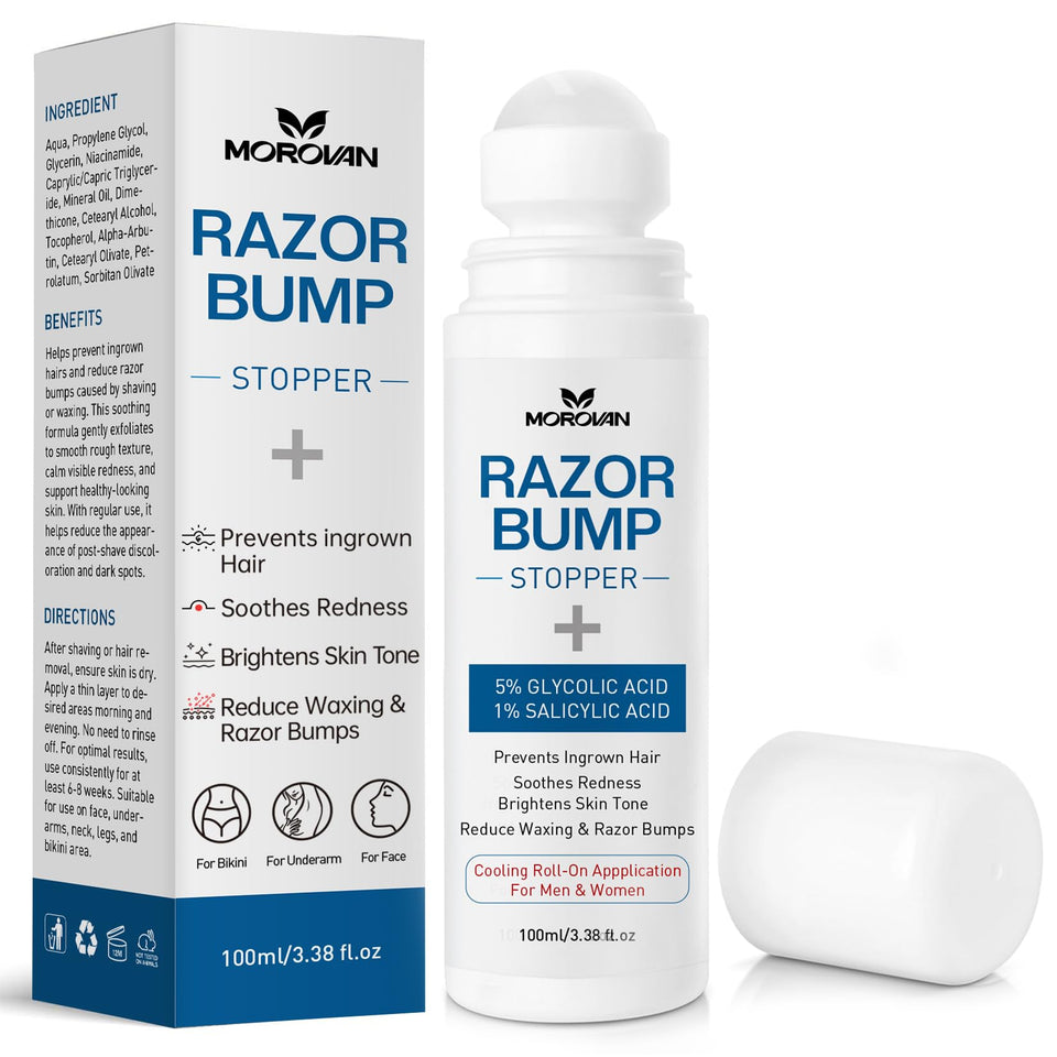 Morovan front pump bottle showing packaging and quick identification benefit