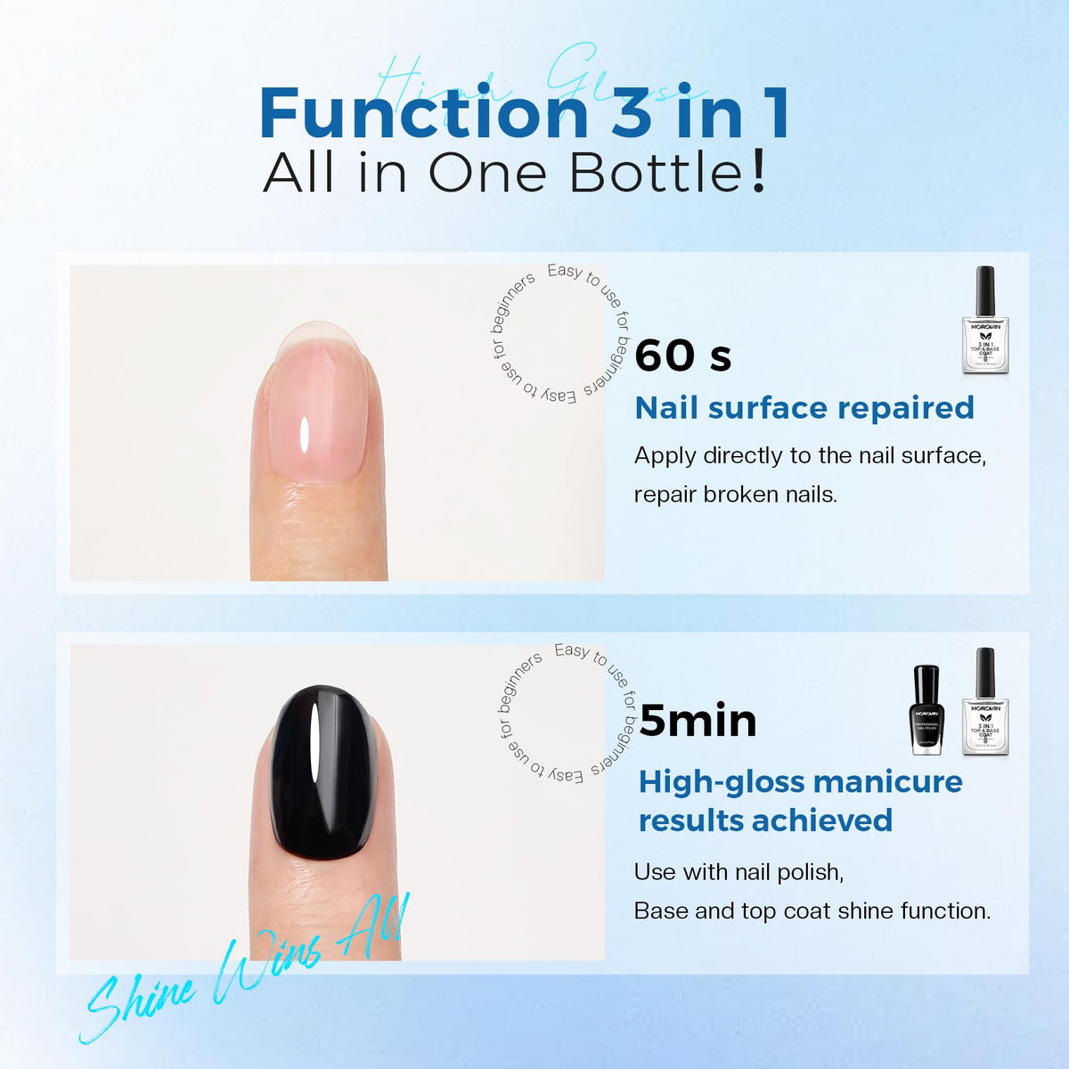 Morovan on hand in a lifestyle setting showing natural-looking, cared-for nails