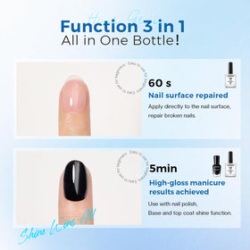 Morovan on hand in a lifestyle setting showing natural-looking, cared-for nails