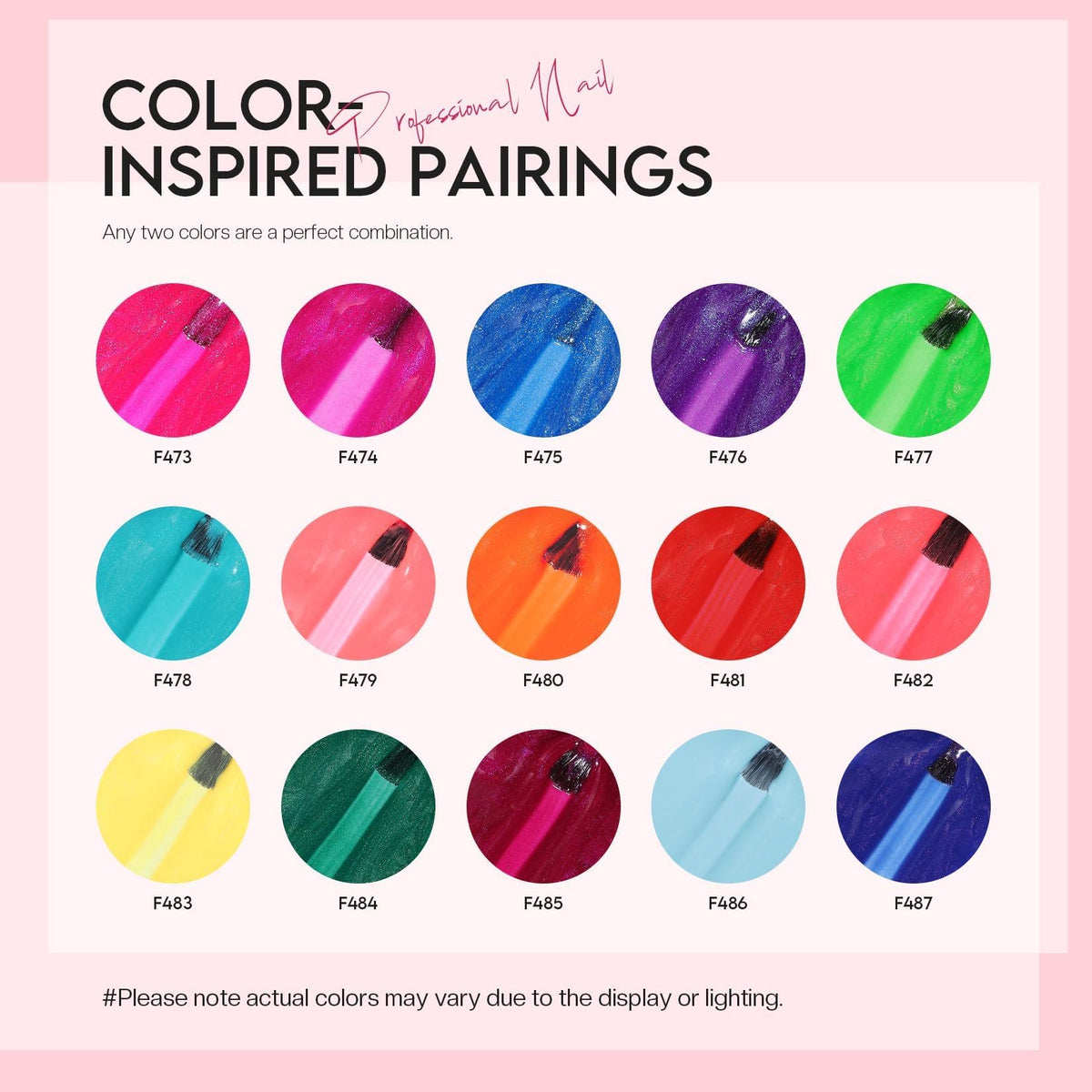 Morovan neon swatch finger chart demonstrating bright payoff and visibility benefit