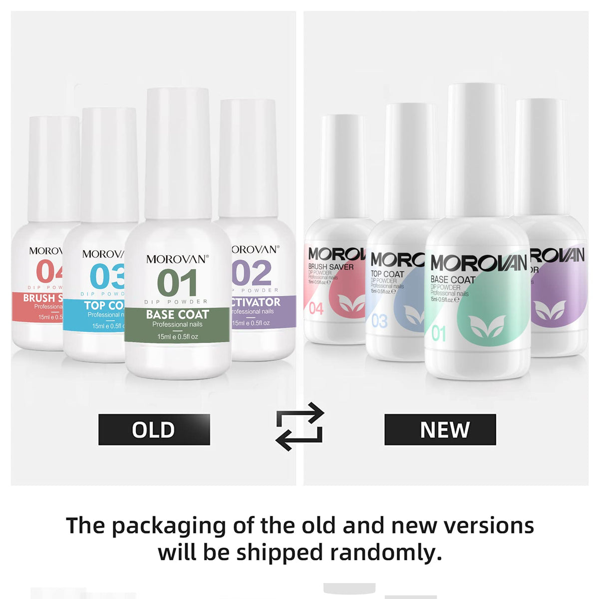 Morovan bottles next to a coin showing compact 15ml travel-friendly size