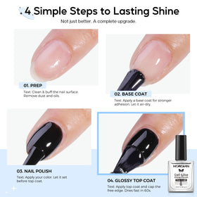 Morovan at-home manicure scene showing quick salon-quality results benefit