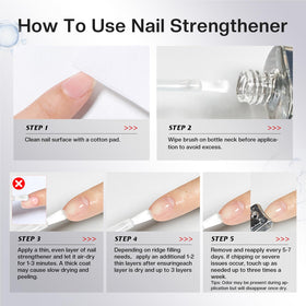 Morovan travel-ready mini bottle for on-the-go nail repair and strength