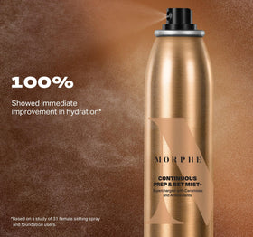 MORPHE bottle held in hand to show 6.5 oz jumbo size and value benefit