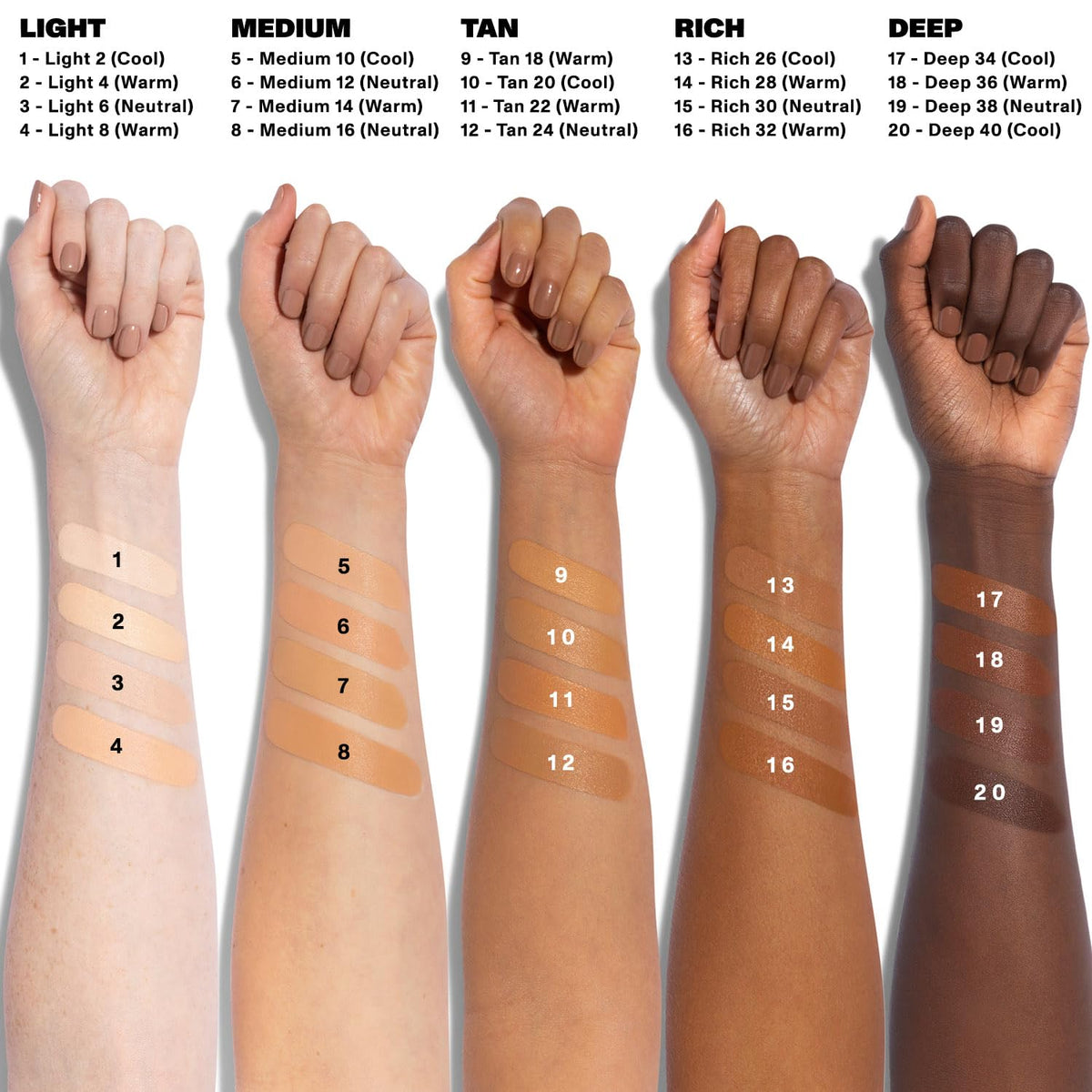 MORPHE under-eye before and after to brighten and conceal