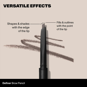 MORPHE retractable pencil side profile for no-sharpen convenience and control