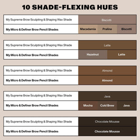 MORPHE swatch of Chocolatte Mousse on arm demonstrating buildable pigment