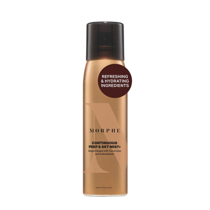 MORPHE front packaging displaying spray bottle and branding, clear presentation benefit