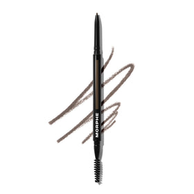 MORPHE front view of dual-ended eyebrow pencil showing compact packaging and Java shade benefit