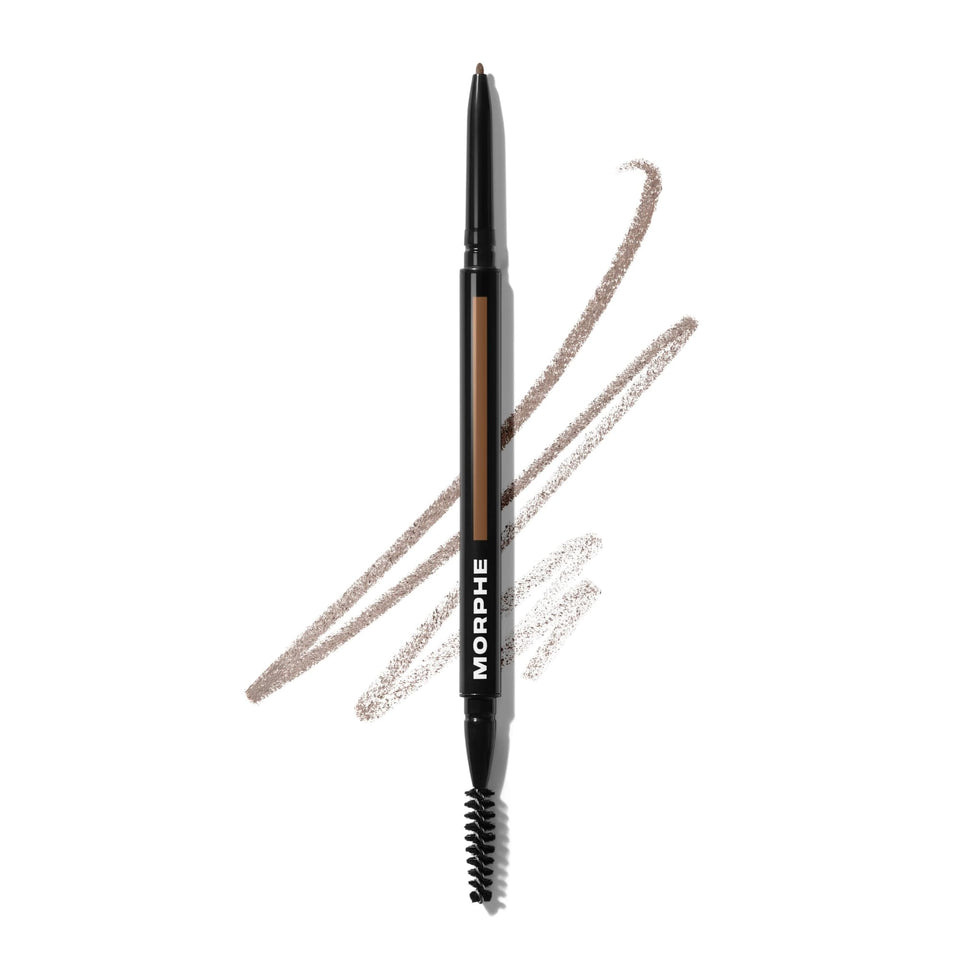 MORPHE front packaging showing dual-ended brow pencil and benefits