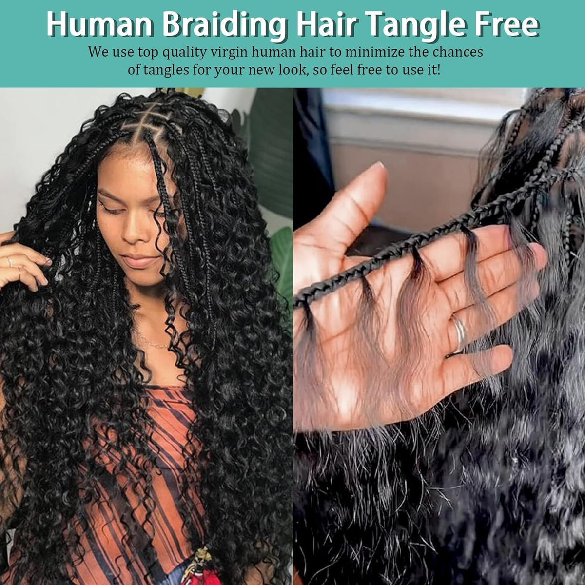MOTFIN bundle tips detail highlighting durable weft and low shedding benefits