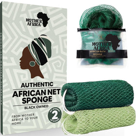Mother Africa front packaging showing two-pack and benefits