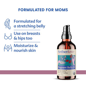 Motherlove close-up of cap and label highlighting ingredient transparency