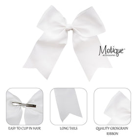 Motique Accessories alligator clip back view showing secure attachment and comfortable hold
