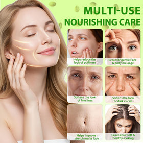 Application of Moulis oil on hand demonstrating smooth hydration