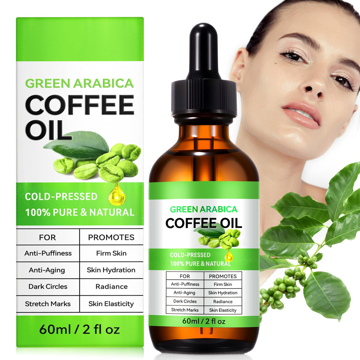 Moulis pipette dispensing green coffee oil for precise application