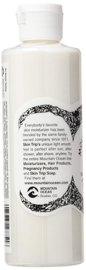 Mountain Ocean lotion applied on arm lifestyle scene showing quick absorption and soft skin