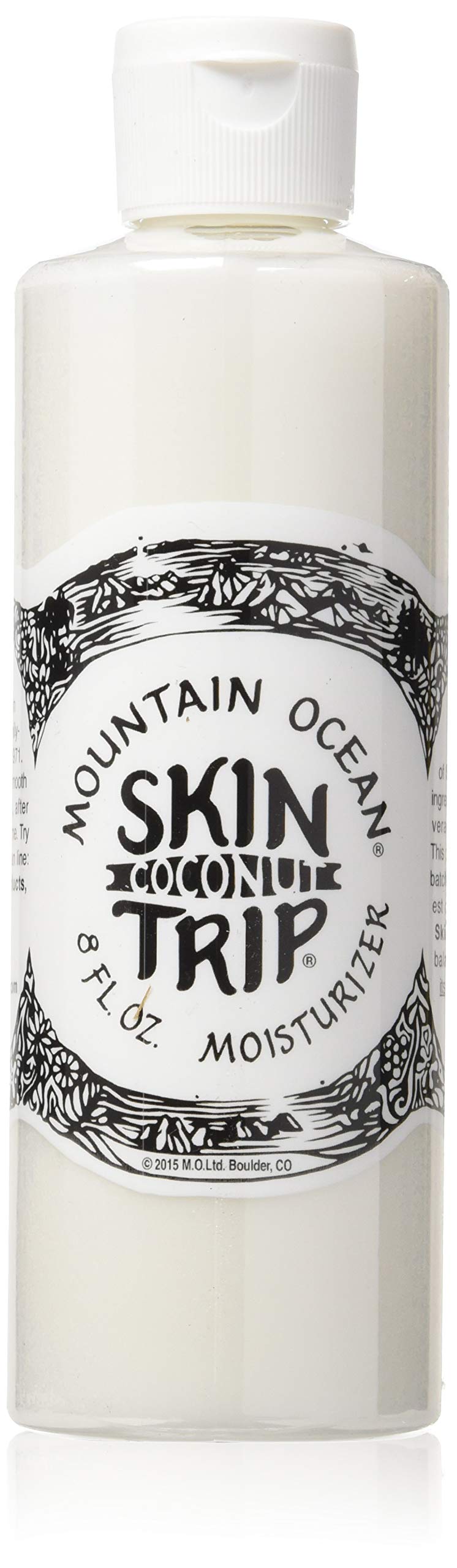 Mountain Ocean front packaging shows 8 oz bottle and classic label benefit soothing hydration