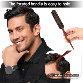 Mozeat Lens brush used with blow dryer to create lift and smooth finish quickly