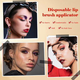 Mozeat Lens lip application demo illustrating accurate lipstick and gloss application