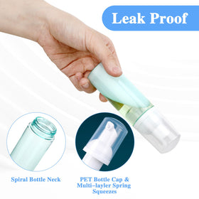 Mozeat Lens bottle beside ruler showing 13 cm length for carry-on compliance
