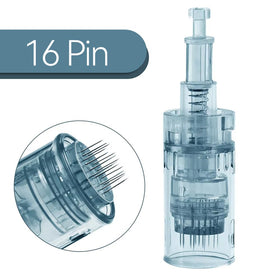 MPK cartridge closeup of 16-pin needles highlighting precision and safety