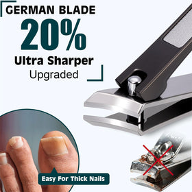 MPKDZNE eagle beak angled clipper detail enabling precise ingrown-edge trimming