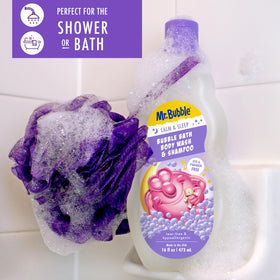 Mr. Bubble pack of four 16 oz bottles, convenient family supply