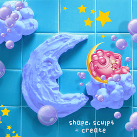 Mr. Bubble label close-up highlighting gentle ingredients and free-from benefits