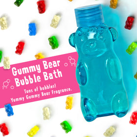 Mr. Bubble foam texture and bubbles close-up demonstrating gentle suds