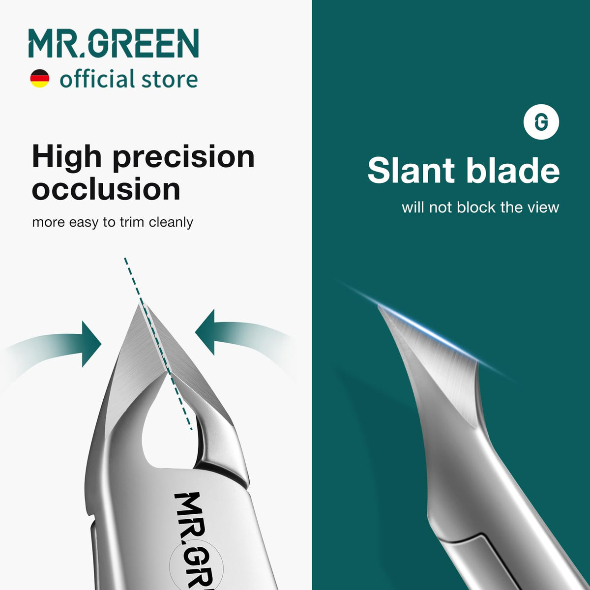 MR.GREEN size comparison beside ruler showing compact, travel-friendly scale