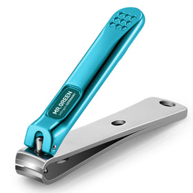 MR.GREEN front view of medium-blue clippers showing sleek finish and durability