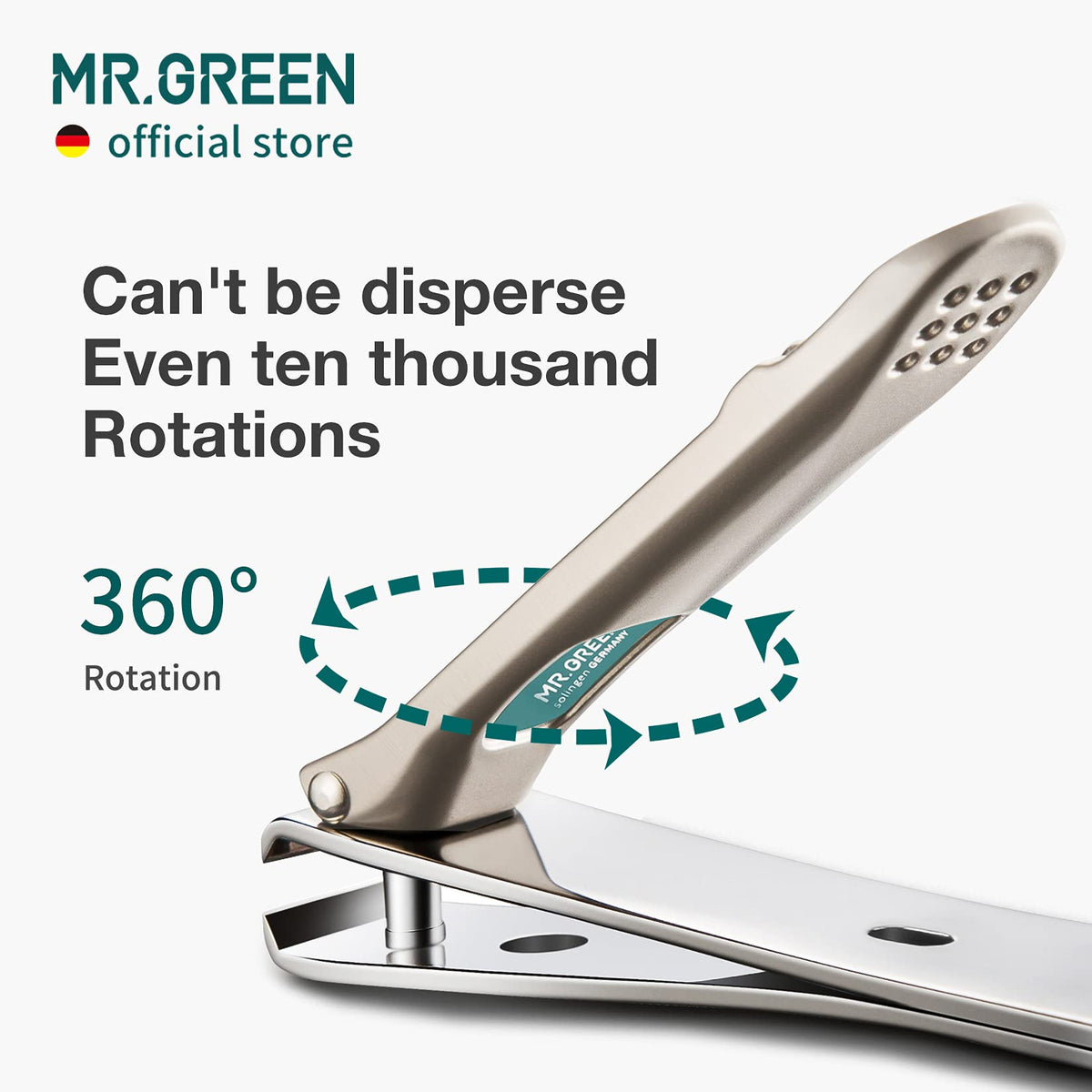 MR.GREEN hand-held scale comparison showing compact size and strong leverage