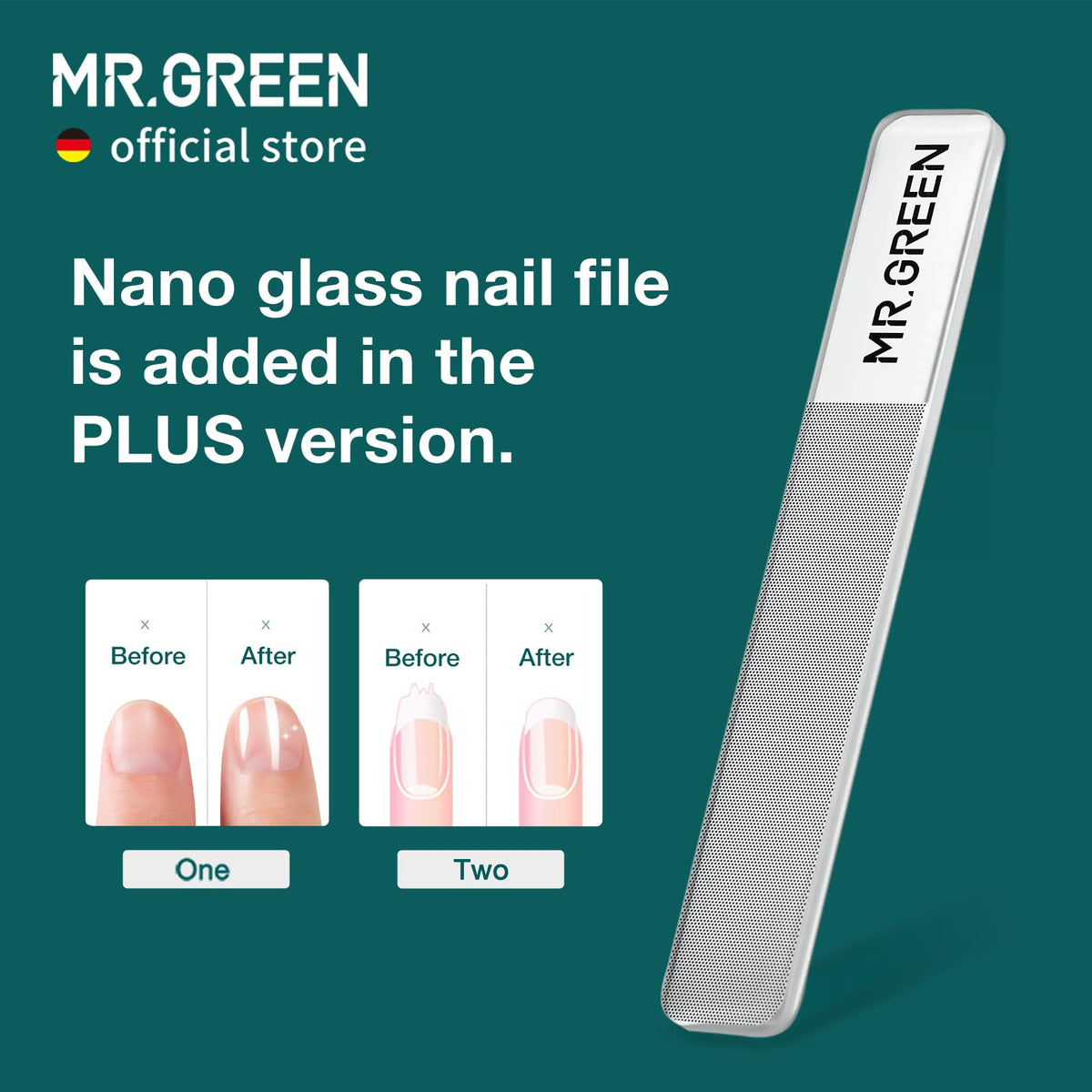 MR.GREEN trimming a thick toenail, illustrates strong cutting performance and safety