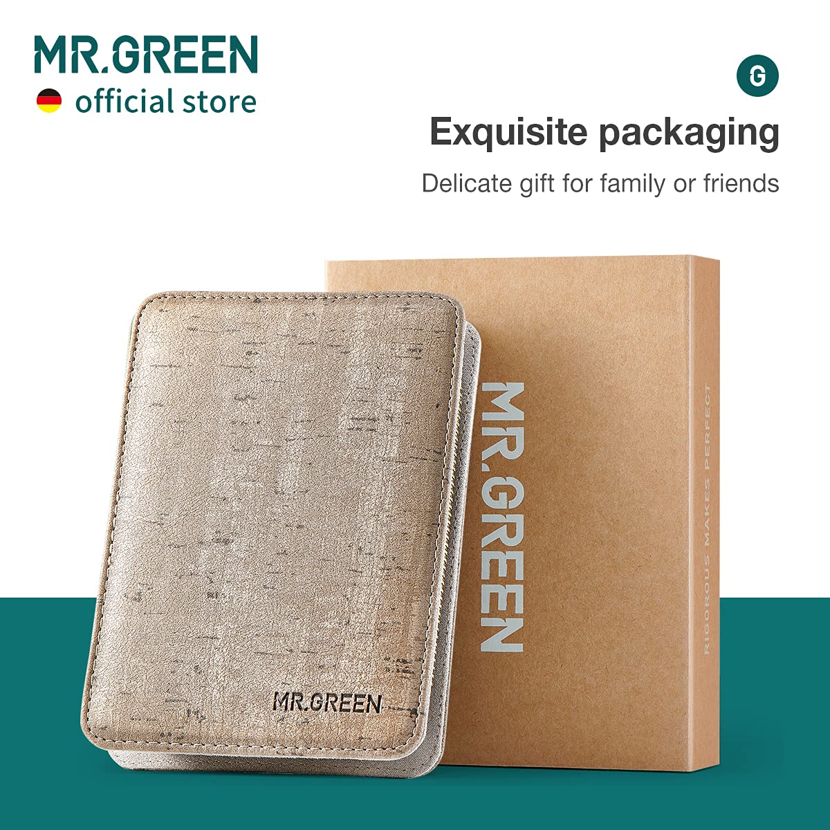 MR.GREEN kit in hand showing size and portability for travel or daily use