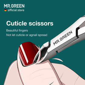 MR.GREEN slanted blade close-up highlighting precision sharpened edge for accurate cuts