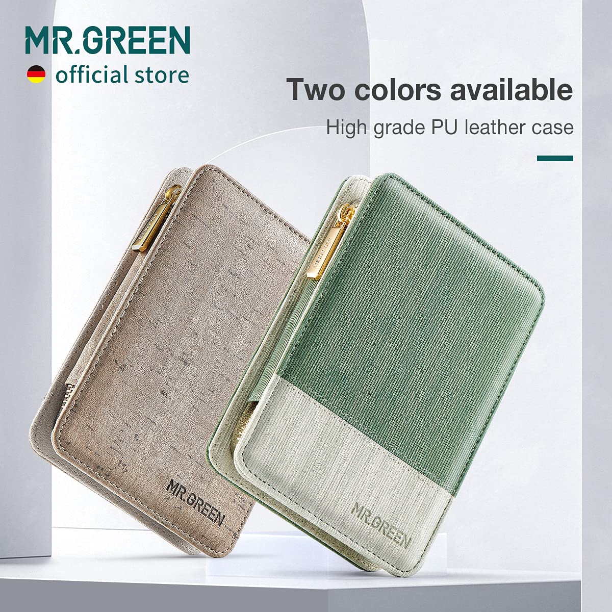 MR.GREEN open kit with eight stainless-steel tools neatly organized for convenience