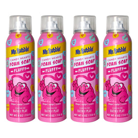 Mr. Bubble front packaging showing strawberry candy scent and playful design benefits engagement