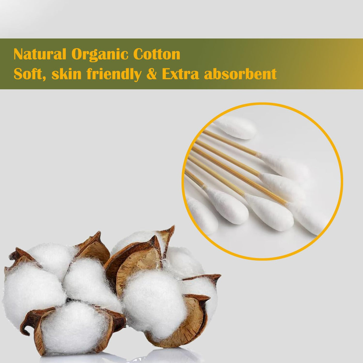 MRCMUCEZ enlarged cotton tip detail highlighting high absorbency