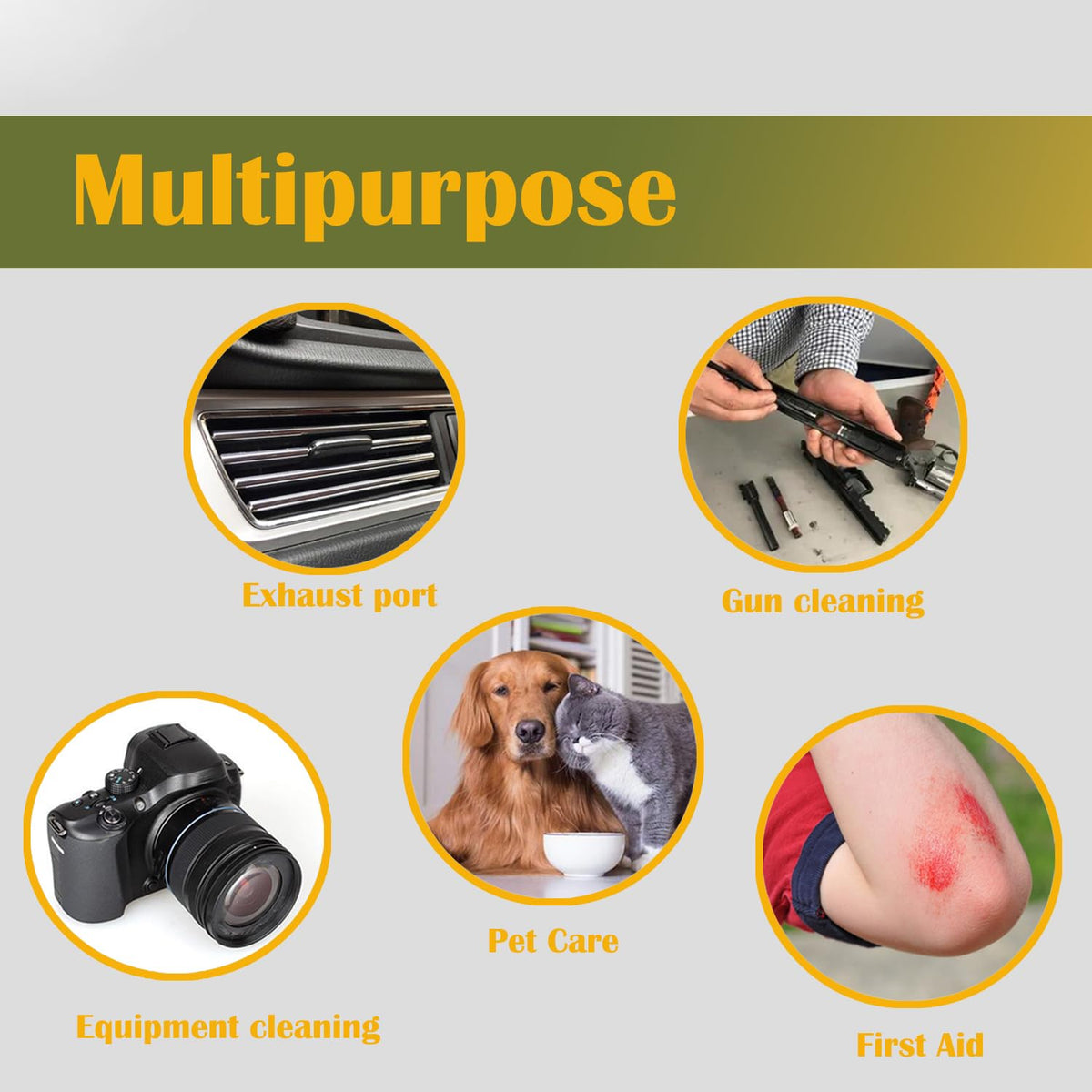 MRCMUCEZ arranged in grooming kit portraying organized pet care