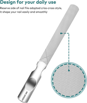 MR.GREEN close-up of double-sided filing surface for precise shaping